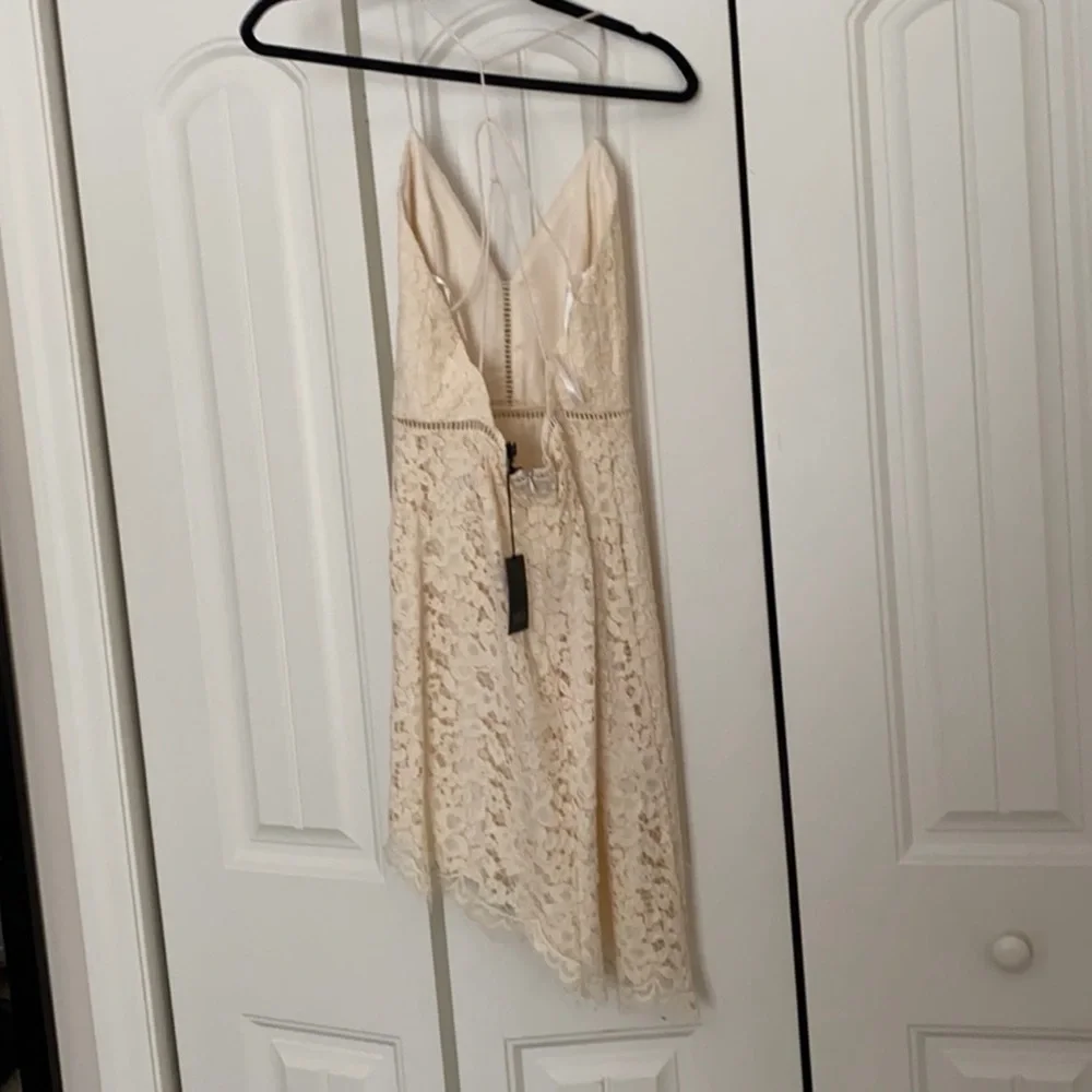 NWT Only Yours Asymmetrical Lace Dress by NBD - Picture 5 of 13